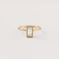 Lumière Baguette Ring — 18k Gold Plated