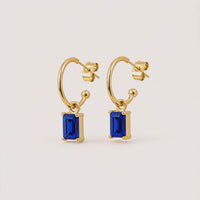 Azur Halo Earrings — 18k Gold Plated