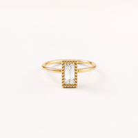 Lumière Baguette Ring — 18k Gold Plated