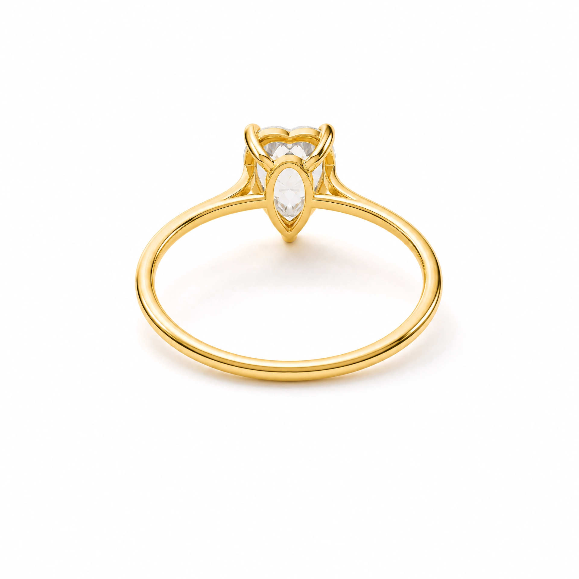 Solitaire Douceur Ring — 18k Gold Plated