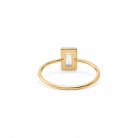 Lumière Baguette Ring — 18k Gold Plated