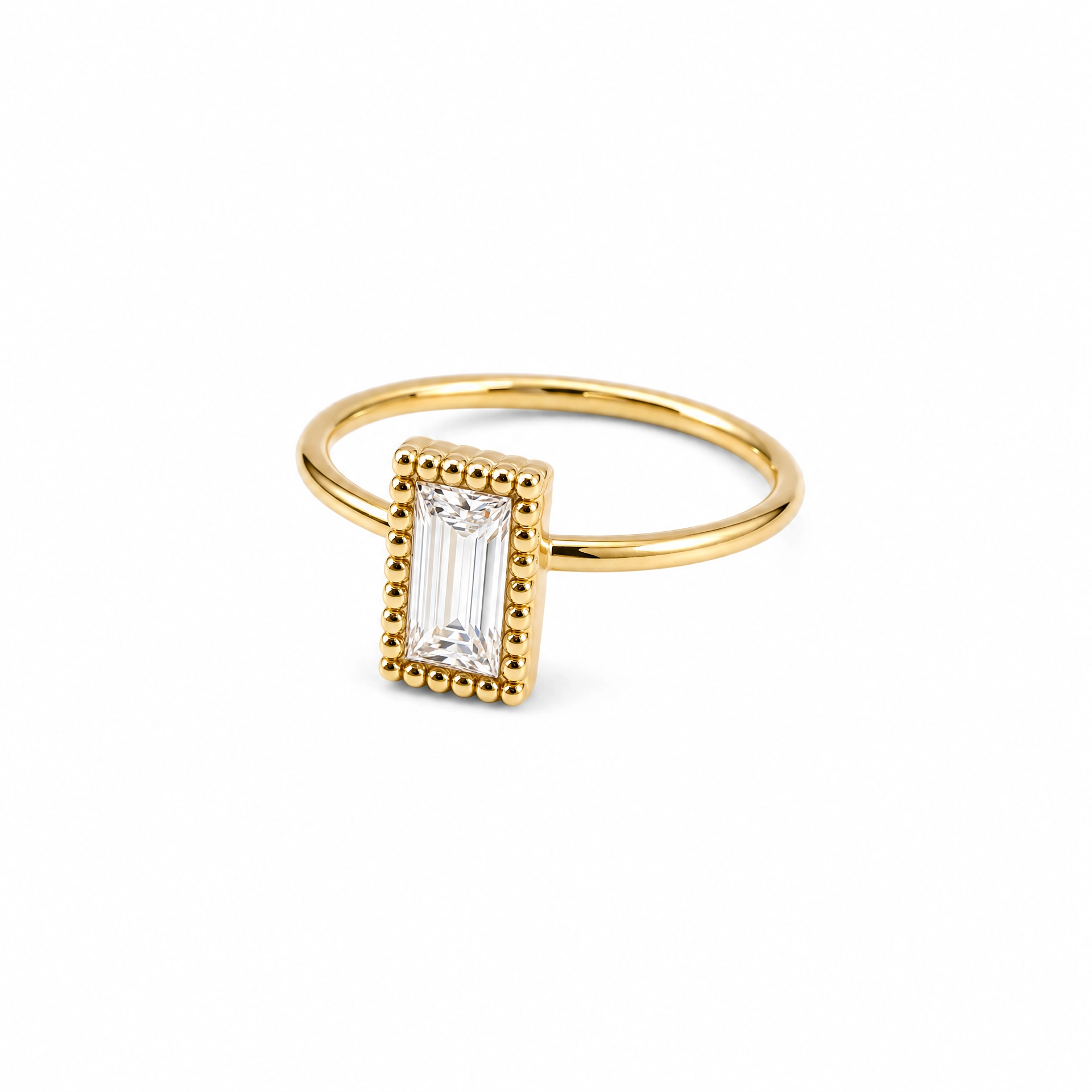 Lumière Baguette Ring — 18k Gold Plated